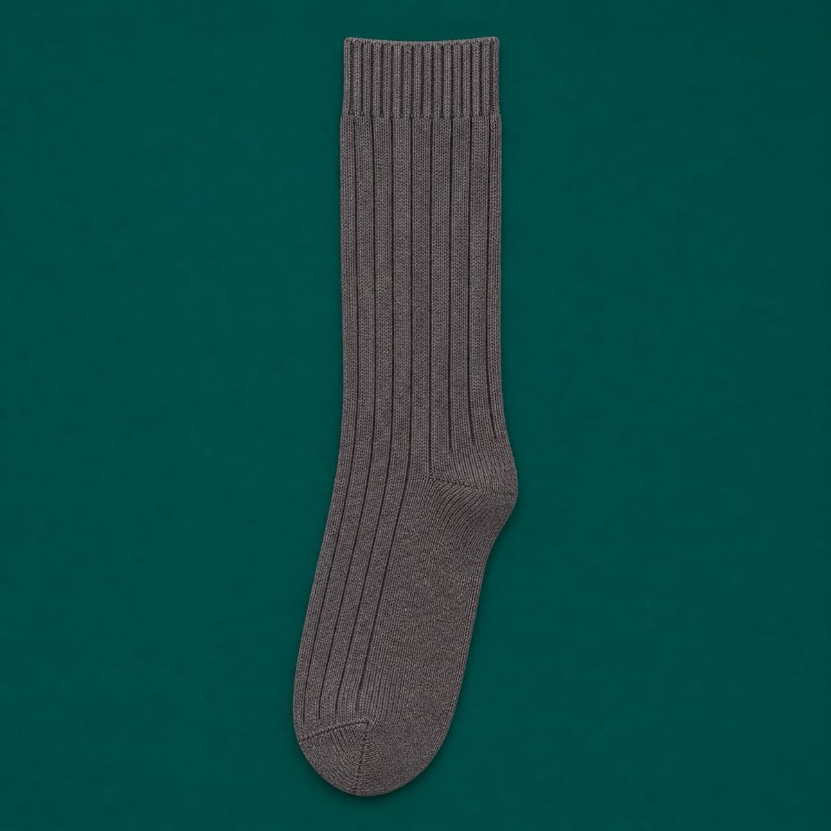 Trace Rib 62 — 62% recycled yarn, photographed flat