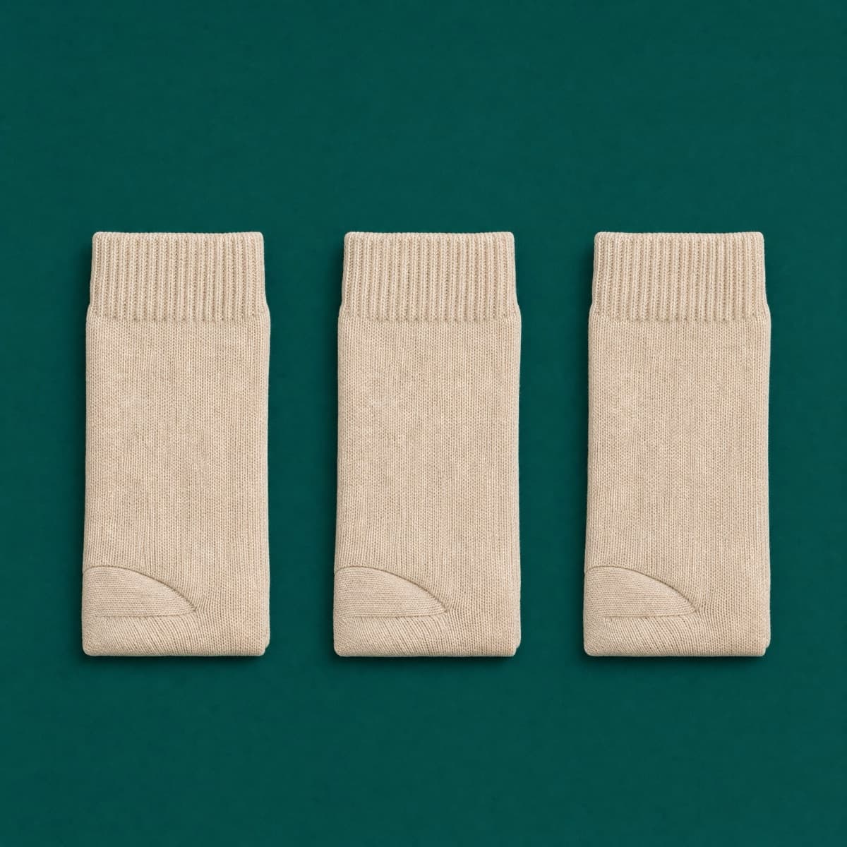 Cotton 3-Pack — 48% recycled yarn, photographed flat