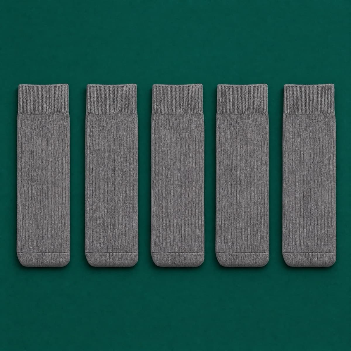 Trace 5-Pack — 62% recycled yarn, photographed flat